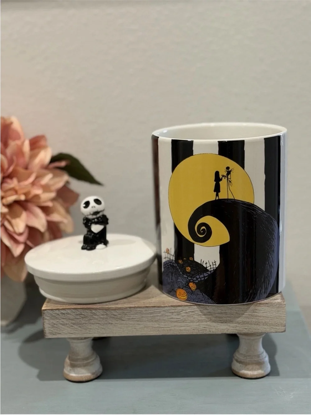 Disney Nightmare Before Christmas Jack Skellington Cookie Jar 8.5